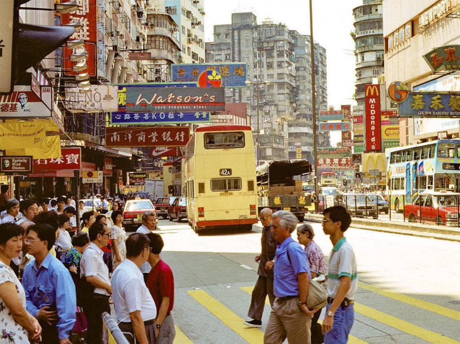 老照片 1994年的香港 東方之珠分外迷人_騰訊新聞