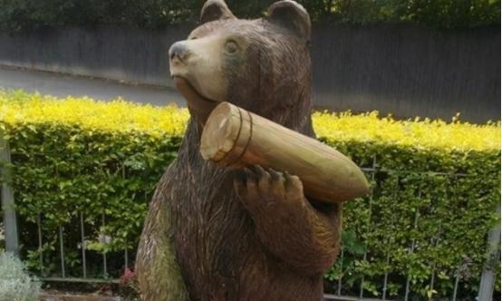 参加过二战的熊士兵不仅会喝酒还有军衔和工资卡