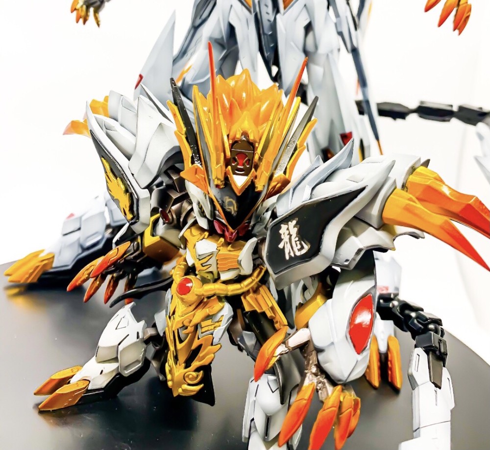 模玩控sd比例巴巴托斯高达模型改造龙王丸
