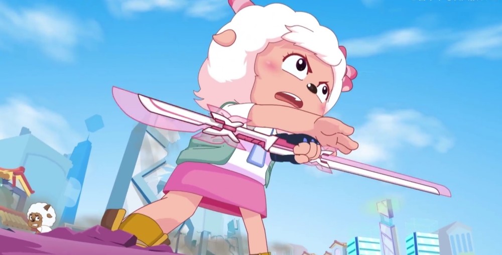 虽说美羊羊的武器是刀剑,可是从武器中却透露出一种柔和之气,从预告中