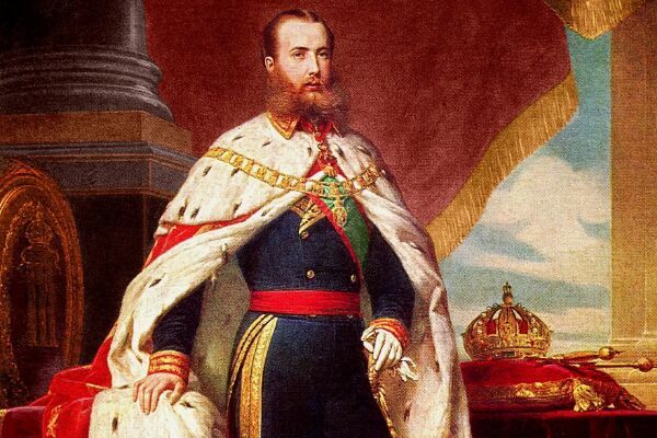 并于次年抵达墨西哥,建立墨西哥哈布斯堡王朝,国号墨西哥帝国,史称