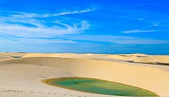 巴西一独特的沙漠:遍地湖泊鱼虾成群,水最深能达三米充满生机_腾讯