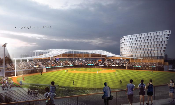 最具现代化的棒垒球专业场地.