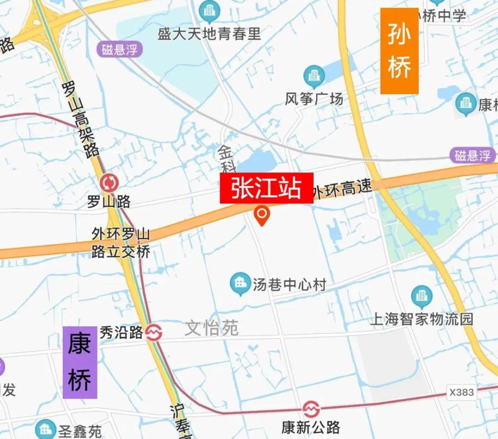 三线换乘机场联络线张江站要来了