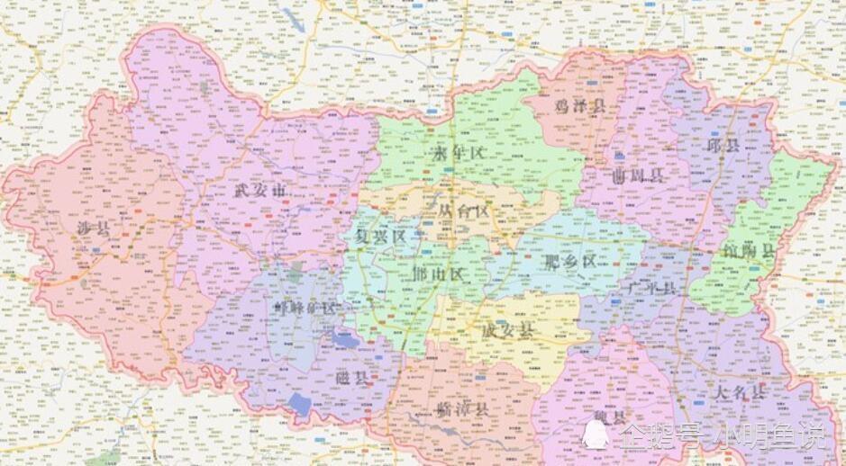 河北省的区划调整11个地级市之一邯郸市为何有20个区县