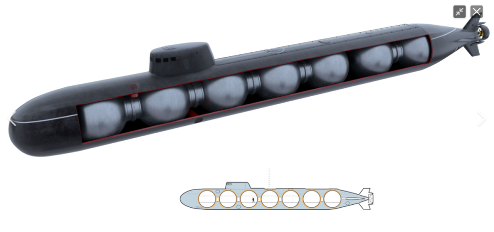 俄羅斯超級核潛艇海試鈦耐壓殼潛深1千米可發射核魚雷1枚滅一城