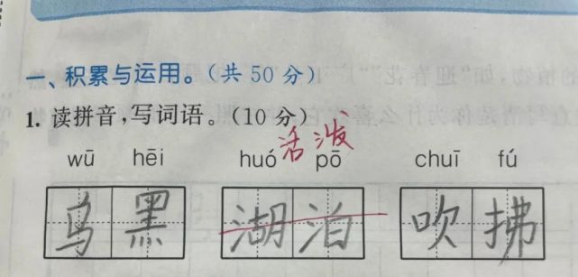 大家紛紛發來自己家的錯別字來安慰我……我牌氣真好,都沒有揍她,只是