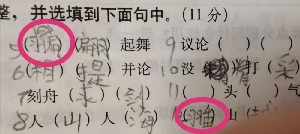 小学生错别字大赏