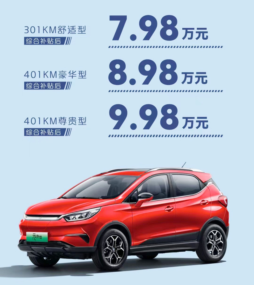 比亚迪放大招了 新款元pro上市 降3万多 顶配已不到10万 全网搜