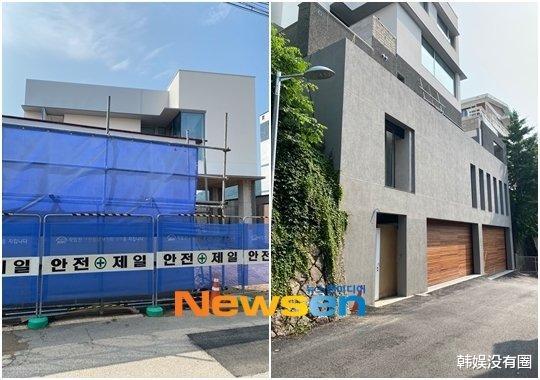 经纪公司方面表示"从去年开始在首尔龙山区梨泰院洞的住宅区进行建筑