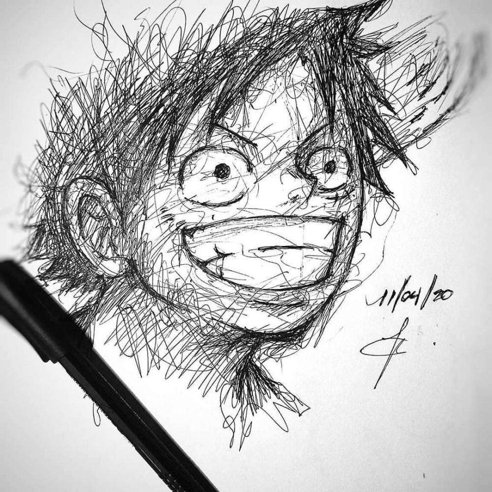 海贼王黑白线条头像分享:索隆山治表情互换,弗兰奇最特别_腾讯新闻