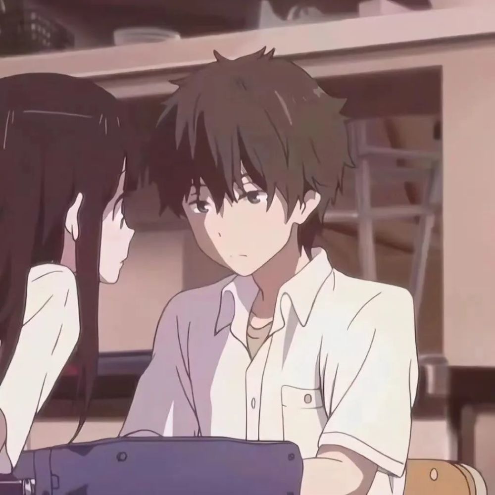 动漫情头浮世万千吾爱有三日月与卿日为朝月为暮卿为朝朝暮暮