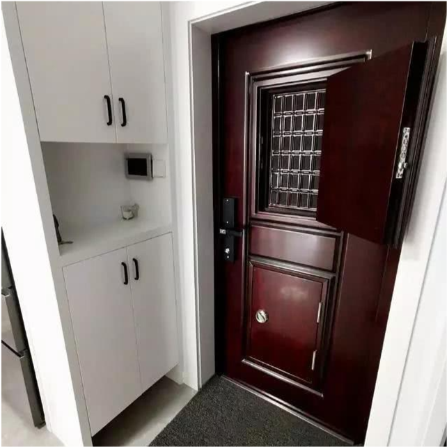 防盗门上带气窗有多香试试就知道