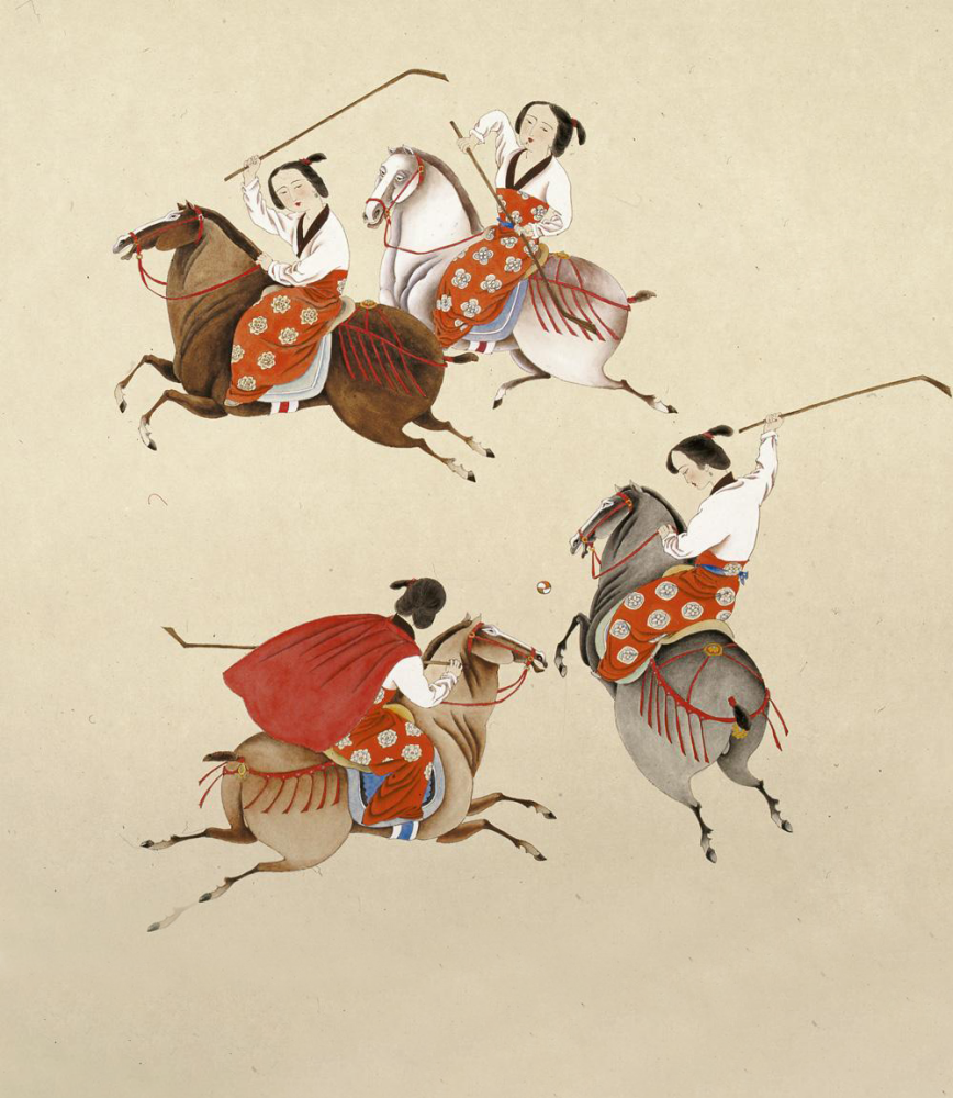 骑马 蹴鞠 打毬 古代马球运动为何全民疯狂 腾讯新闻