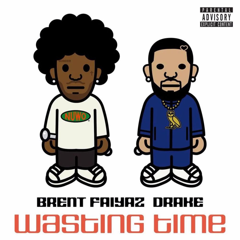 via:drake近日,brent faiyaz与drake合作了最新歌曲《wasting time》