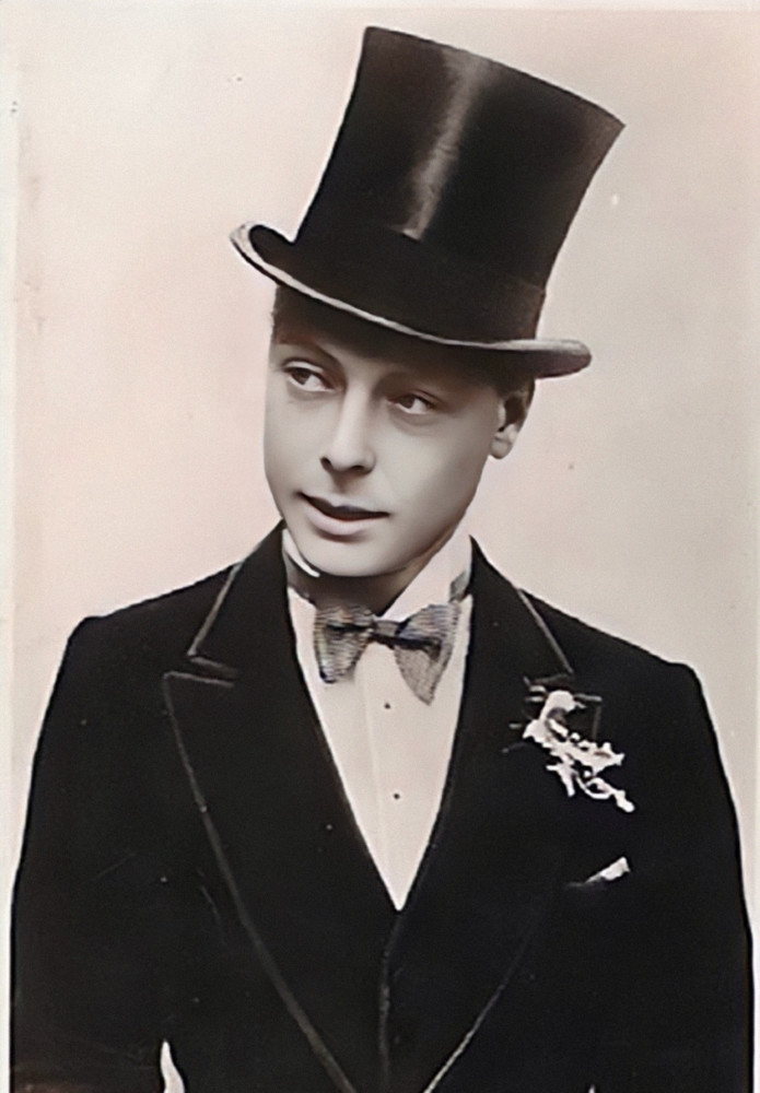 爱德华八世帅照欣赏,看了一遍又一遍,再也没有这样的美男子了_腾讯新