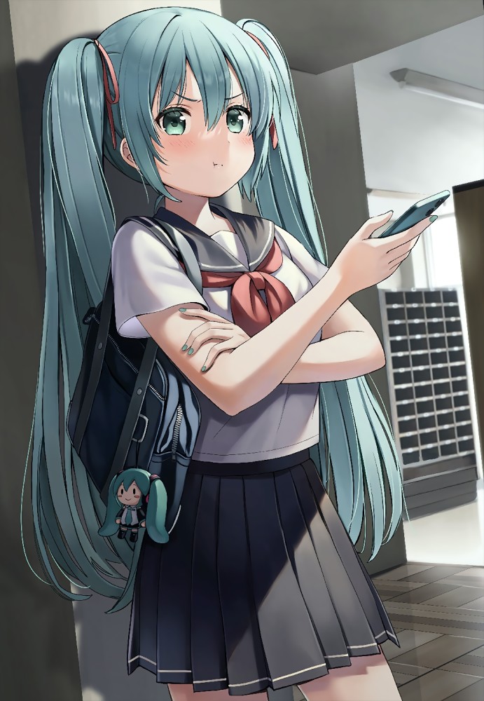 p站精选绝美初音miku同人图壁纸