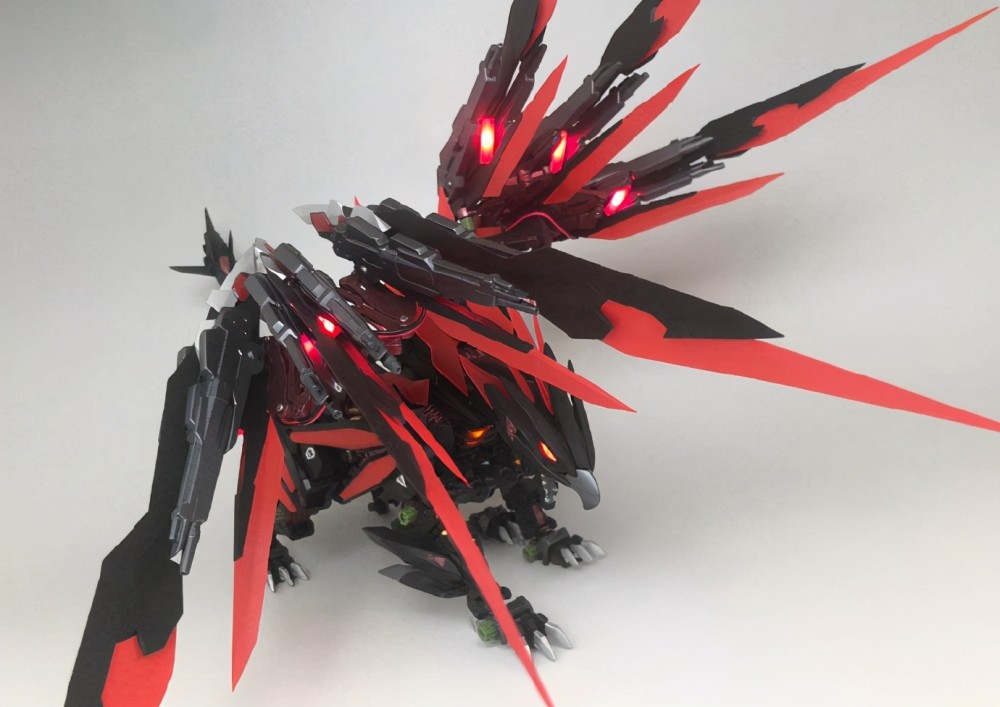 模玩控:索斯兽模型改造,机械天彗龙模型