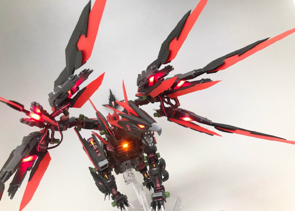 模玩控:索斯兽模型改造,机械天彗龙模型