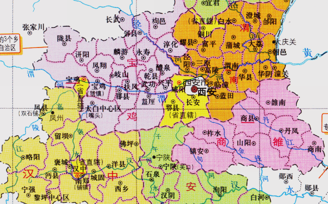 陕西省的区划调整10个地级市之一咸阳市为何有14个区县