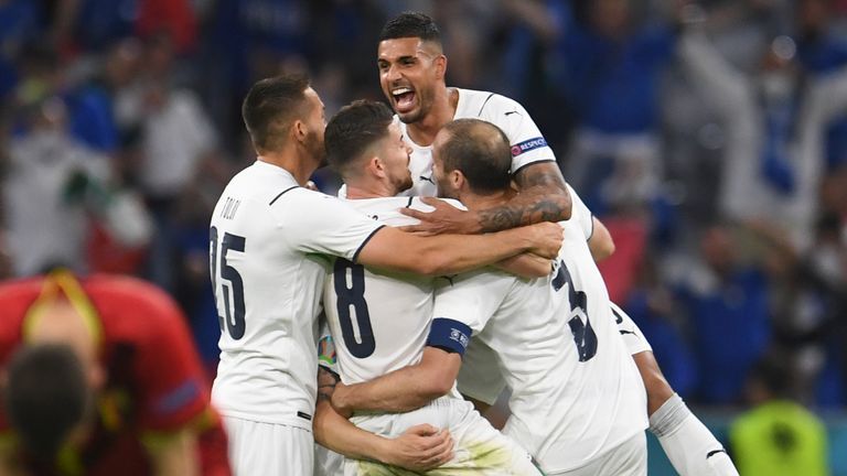 比利时12意大利进入2020年欧洲杯半决赛