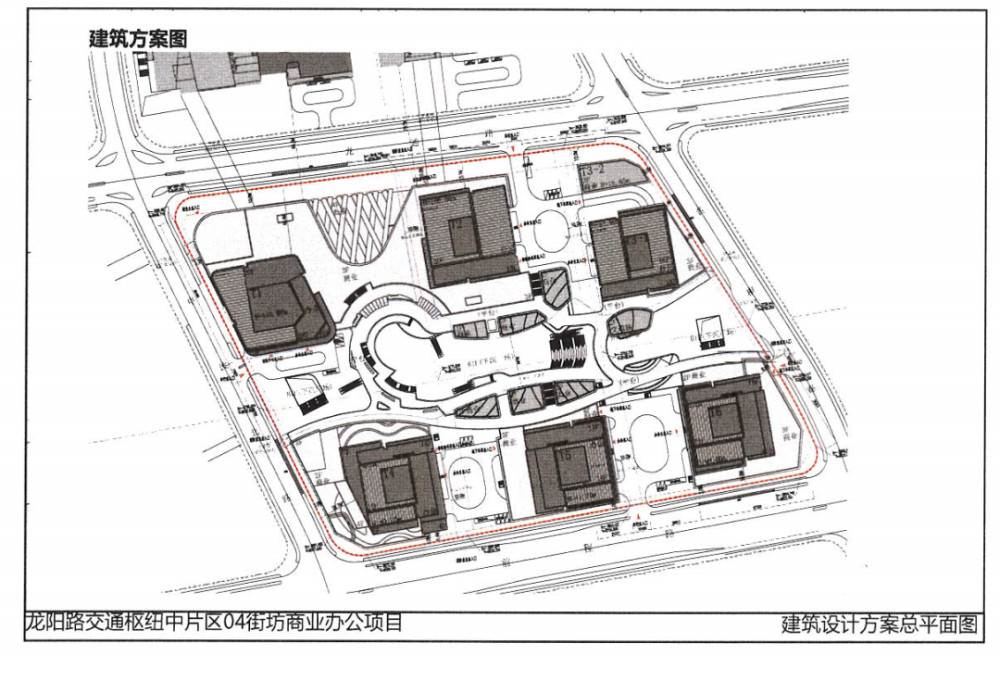 建筑面积超54万㎡龙阳路枢纽中片区拟新建办公项目方案公示中