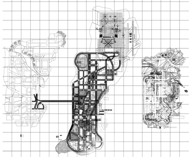 GTA3-设计稿-地图-建模-R星