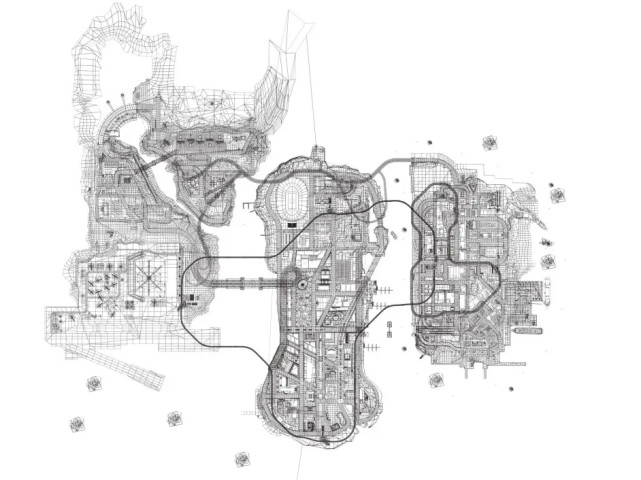 GTA3-设计稿-地图-建模-R星