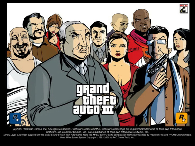 GTA3-艺术画-2000年-R星