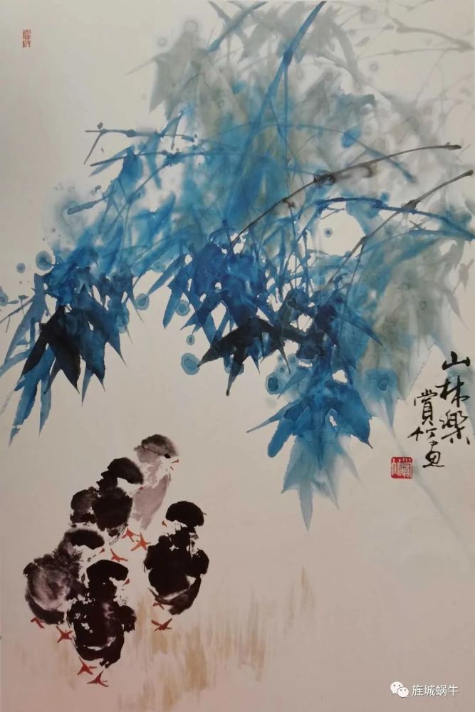 著名画家赏竹写意兰竹欣赏