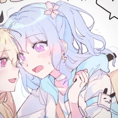 二次元头像喜欢你就像星星会永远陪着月亮