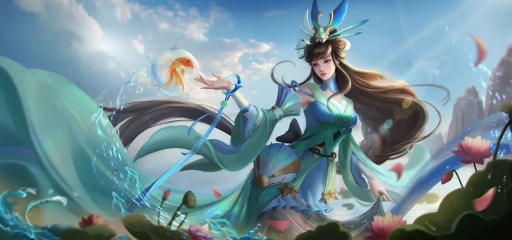 王者荣耀网传赵云世冠皮肤西施fmvp皮肤原画你知道出自哪里吗