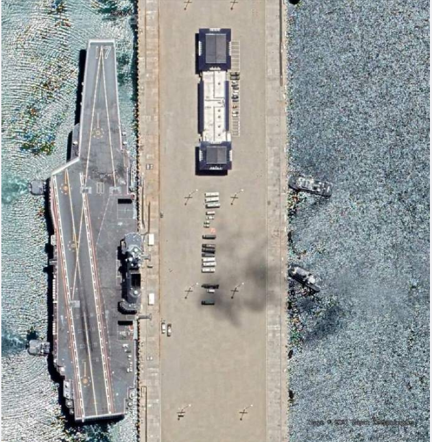 6月29日,一些印度媒体报道称,他们从最新的卫星图片上发现,山东舰的