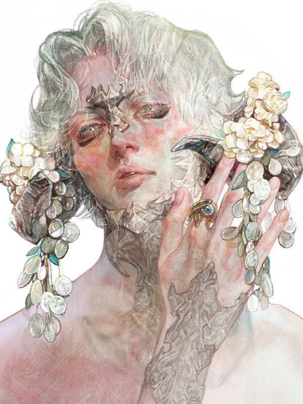 艺术美学鉴赏 人物插画