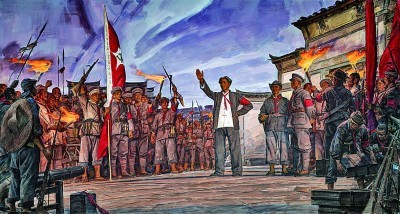 秋收起义(油画) 孙向阳