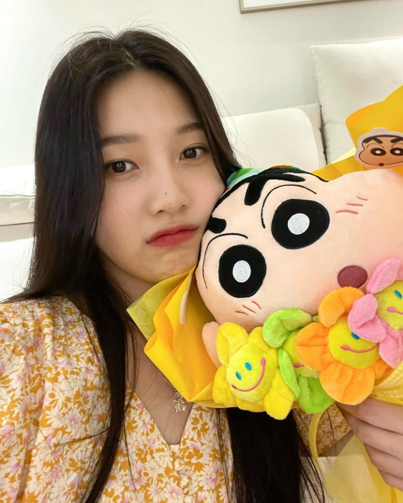 韩国爱豆redvelvet朴秀荣可爱冒泡的小甜豆