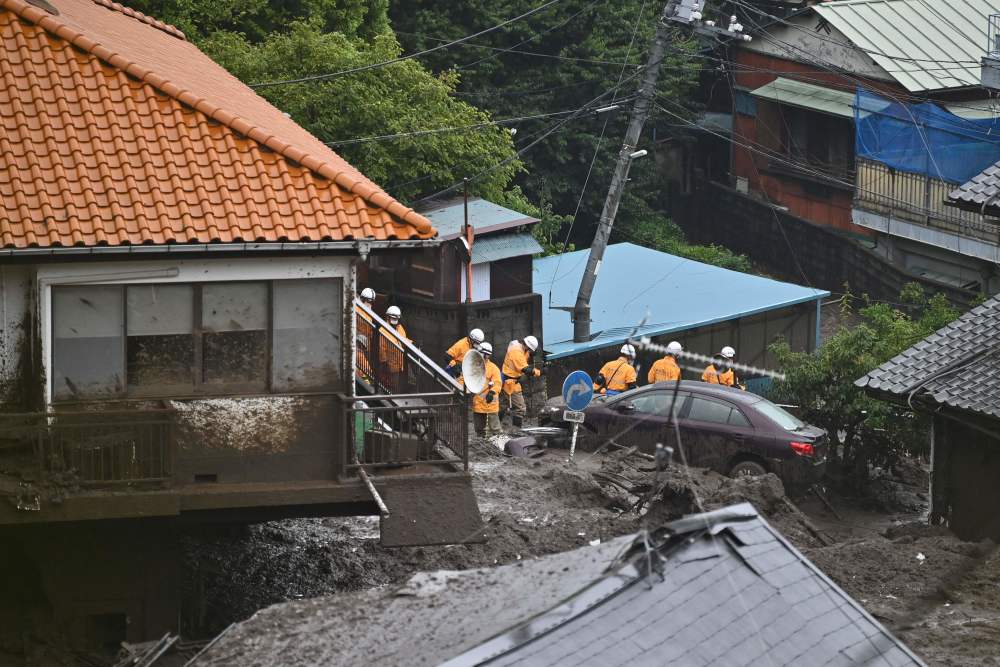 外代一线日本静冈县泥石流灾害已致2人死亡