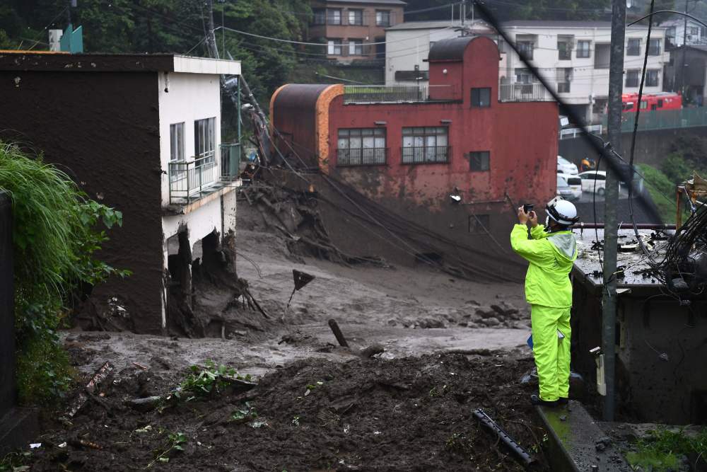 外代一线日本静冈县泥石流灾害已致2人死亡