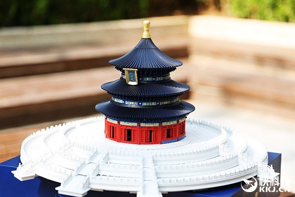 太美了小米众筹天坛积木图赏鎏金宝顶蓝瓦红柱