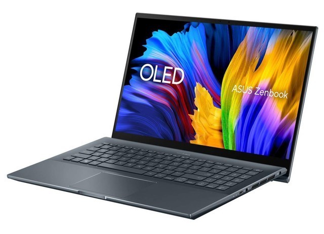 华硕2021款zenbook 15全能本曝光:金属拉丝外壳