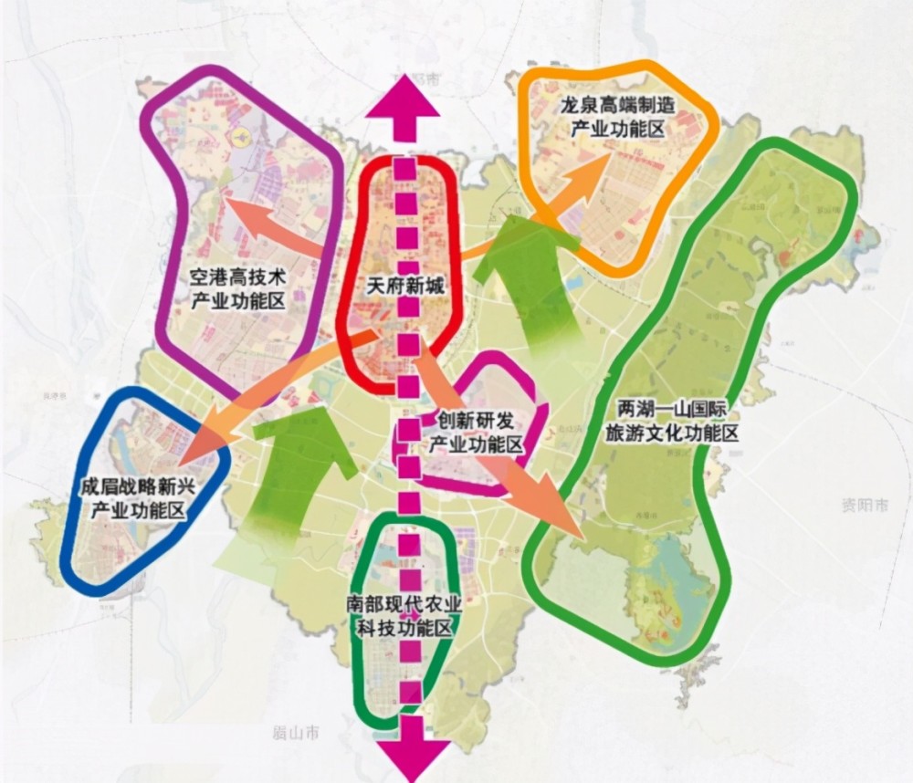 四川天府新区地图全图图片