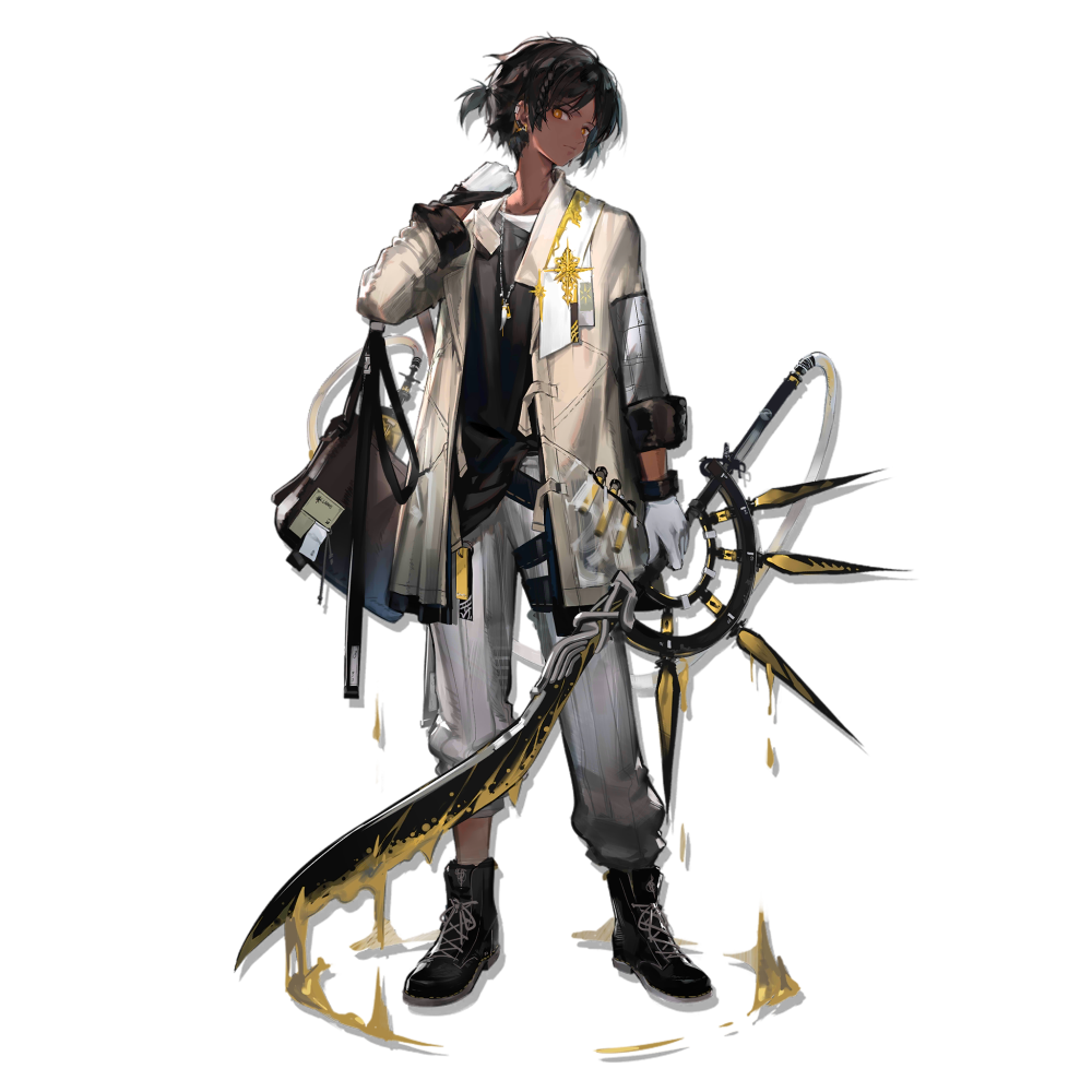 明日方舟初始立绘不输精二的六星干员精英化后还会手动换回来