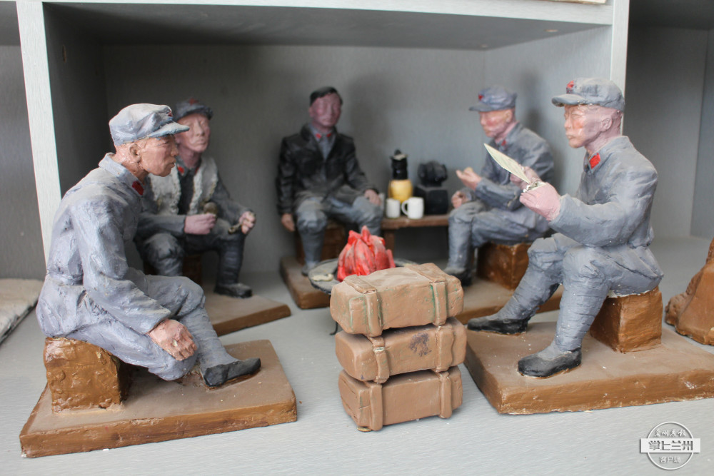 临泽农民历时七年创作100多件红色记忆泥塑作品