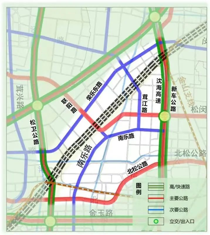 最新!松江这里规划新建6条跨铁路通道