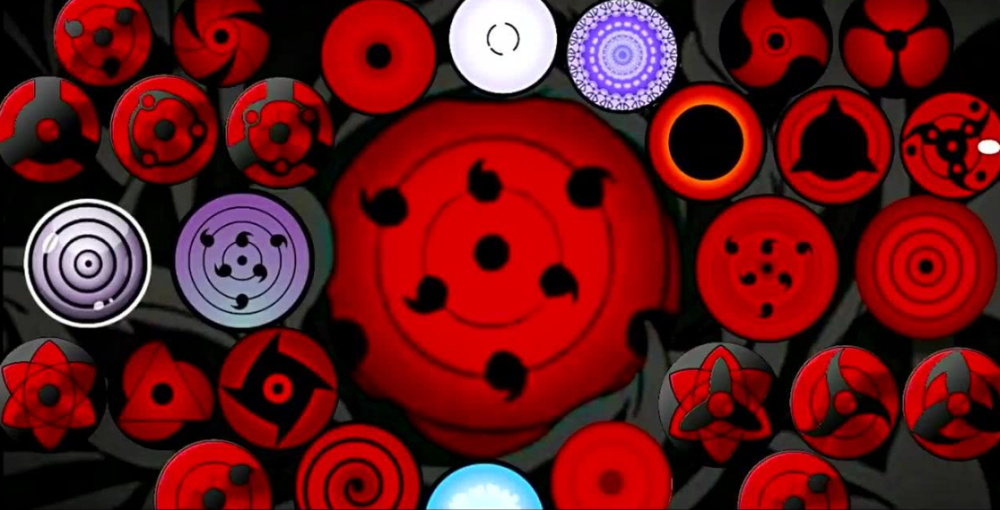 对等的是写轮眼的最高形态轮回眼.