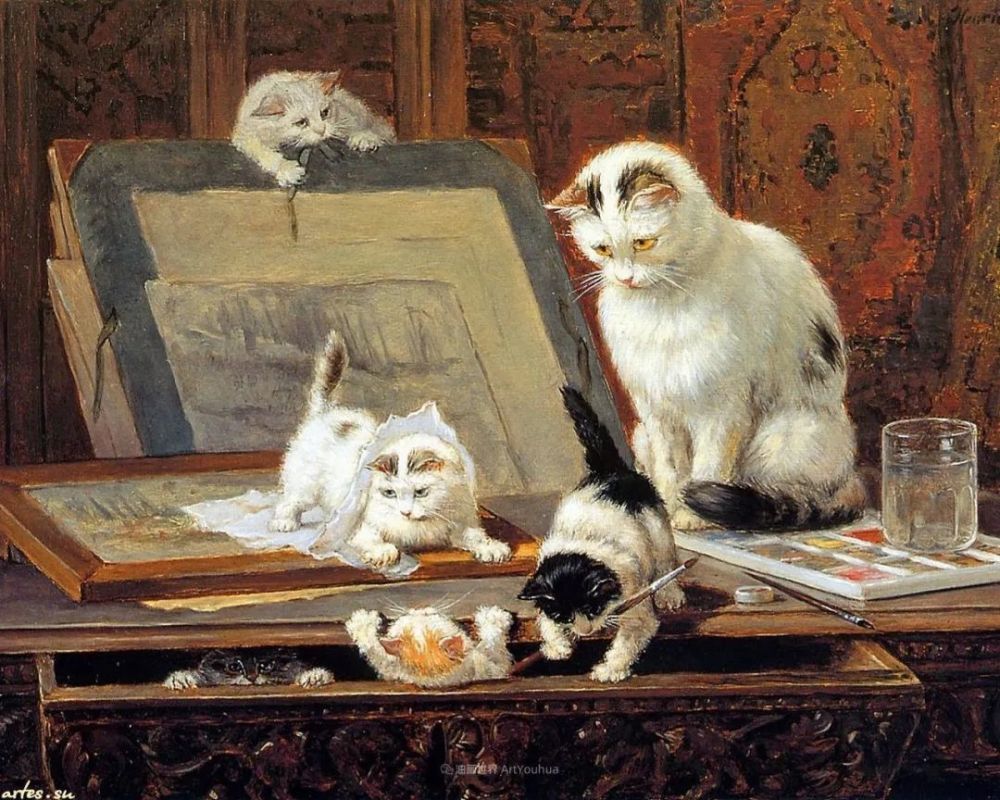 她可能是画猫最好的女画家,没有之一