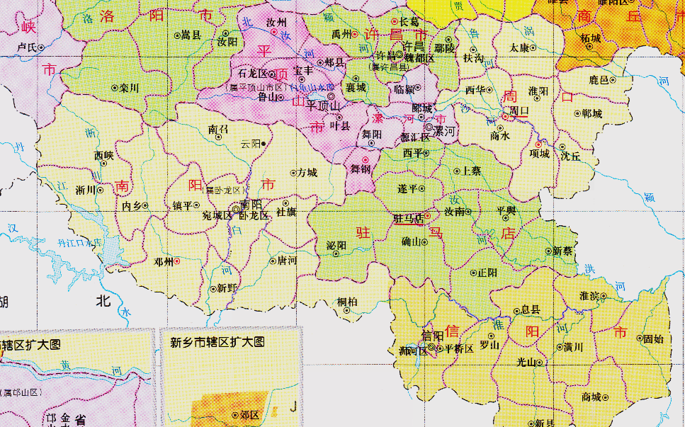 河南省的區劃調整17個地級市之一南陽市如何有13個區縣