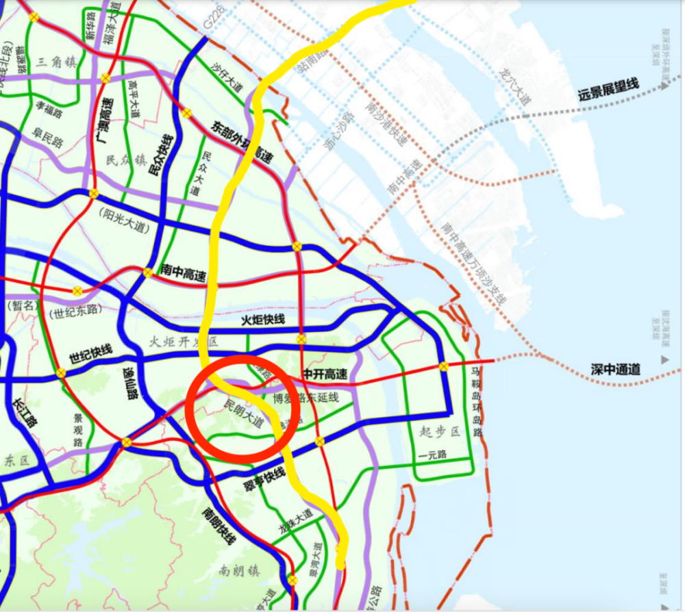 中山重磅規劃4條快速路連馬鞍島民眾小欖直通深中通道