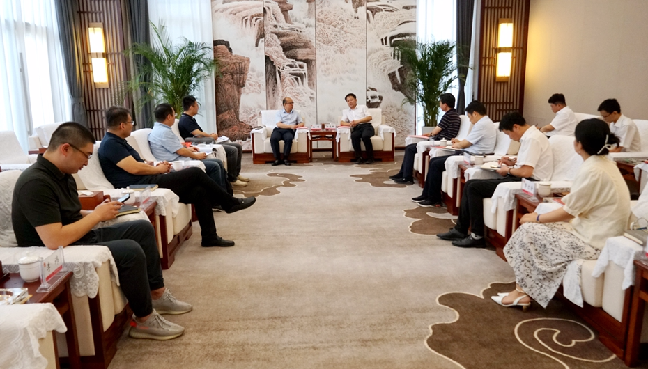 县长拓巍峰,陕西省大数据集团副总经理白峰出席会议