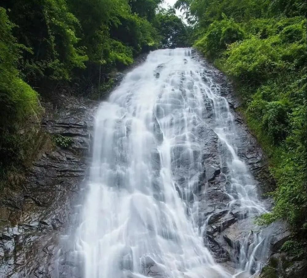 在井冈山南面的遂川县,有一处叫白水仙的地方,这里有近30余处瀑布,且